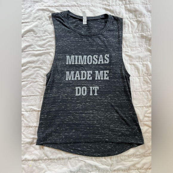 Bella Canvas Tops - Mimosas Made Me Do It Tank Top